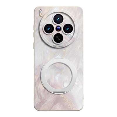 自带一体式可360°旋转磁吸支架