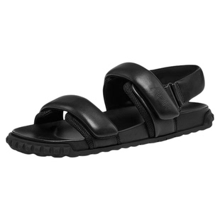 ASH女鞋2025春夏TABOO真皮罗马鞋女平底魔术贴百搭露趾休闲凉鞋潮