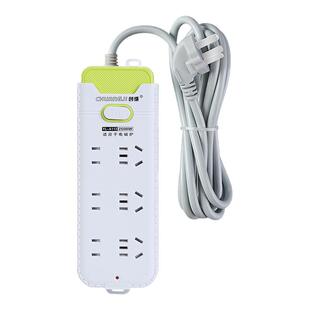 家用插座插线面板取暖器拖线板大功率适用多功能带线排插板接线板