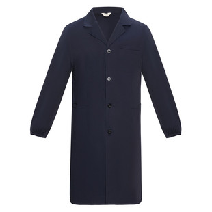 防尘工作服短款蓝大褂实验服耐磨加长加厚服罩衣劳保透气工厂车间