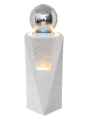 现代简约轻奢流水生财摆件客厅装饰品开业礼物风水球喷泉循环水景