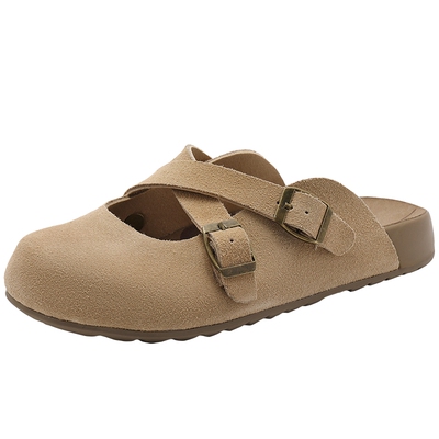 百丽吐司拖2024秋季慵懒