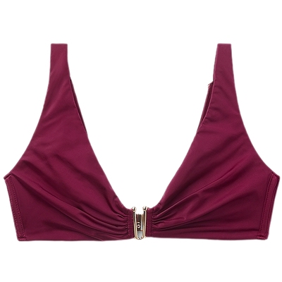 CALZEDONIA卡泽意袜25夏女海边度假金色配饰分体比基尼泳衣裤1792