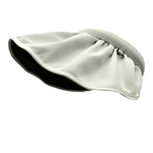 帽子发箍空顶帽黑胶防紫外线防晒帽uv遮阳帽大帽檐贝壳帽夏荷叶帽