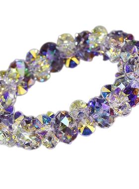 女王范超闪炫彩奥地利水晶手链