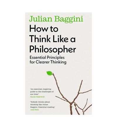 【预售】如何像哲学家一样思考 How To Think Like A Philosopher 原版英文社会科学