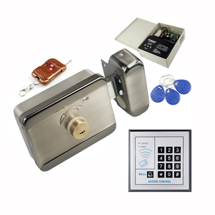 静音电控锁电机锁电插锁小区单元大门锁灵性锁门禁锁电子锁