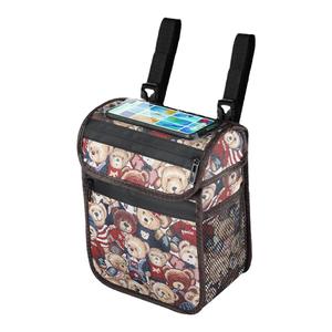 电动车挂物包防水皮革多功能大容量收纳包通用电瓶车前置挂兜夏季