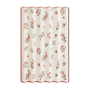 高档浴室防水布折叠浴帘隔断帘套装免打孔沐浴洗澡遮挡帘门帘窗帘