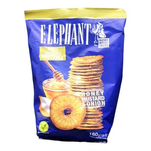 BAKED SQUEEZED PRETZELS进口番茄香草味蜂蜜芥末洋葱味椒盐脆饼