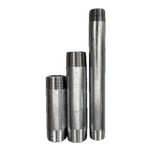 热镀锌外丝双头丝短管10/15/20/30CM4分6分1寸1.2寸1.5寸2寸DN15/