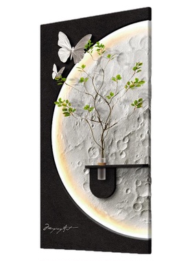 水培绿植入户玄关装饰画正
