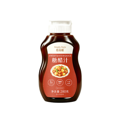 格简顿糖醋汁家用甜酸酱0脂肪0添加防腐剂糖醋排骨酱汁调味料