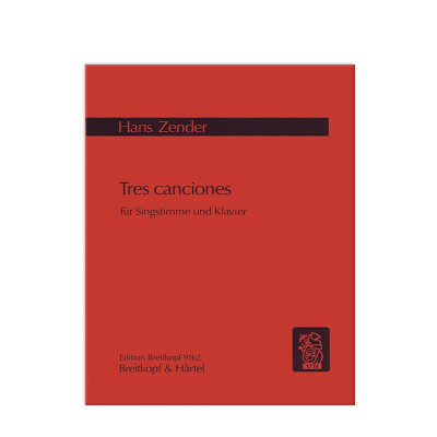 詹德三首歌曲声乐和钢琴