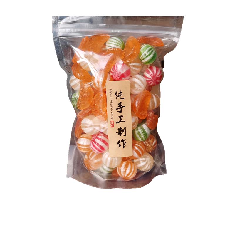 光腚糖球橘子瓣苹果蓝莓多为硬糖
