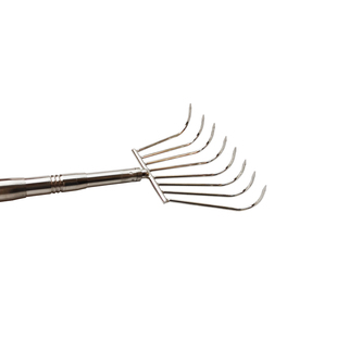 捞水草钩三爪打捞拉草器爪勾子除草刀野钓装备搂草神器伸缩杆耙子