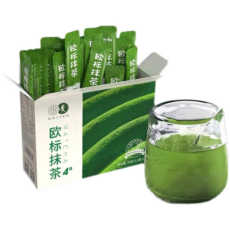 贵州贵茶3号欧标纯抹茶粉冲饮饮抹茶粉