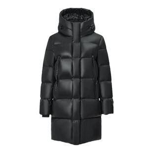 雪中飞2025新款鹅绒服中长款高端黑金极寒加厚时尚男女情侣羽绒服