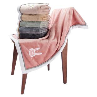 小毛毯盖腿午休毯子办公室午睡毯学生空调毯沙发用盖毯双层加厚