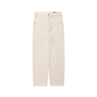 TACITURNLI WHITE 99Z JEANS L 女士有机棉白丹宁99Z牛仔裤