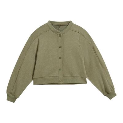 unbleu工装外套女针织美拉德上衣