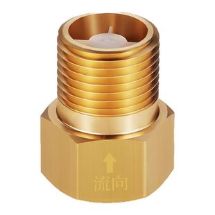 单向止回阀卫生间水管马桶防反水回水4分止逆阀热水器水表逆止阀