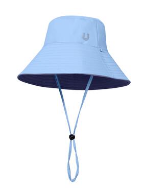 双面戴防晒帽女夏季遮阳渔夫帽子