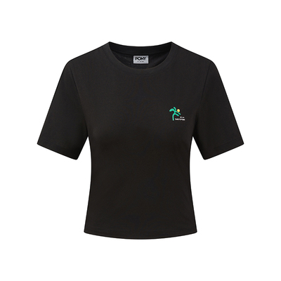 PONY波尼1972春季新品女子休闲户外运动耐磨凉感短袖T恤251W2AT21