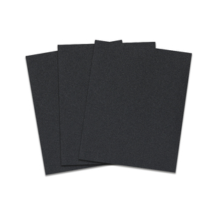 碳化硅高档耐水砂纸木工干磨墙面金属打磨抛光GCP水磨黑色砂皮纸