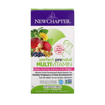 newchapter新章宝备孕期孕妇叶酸