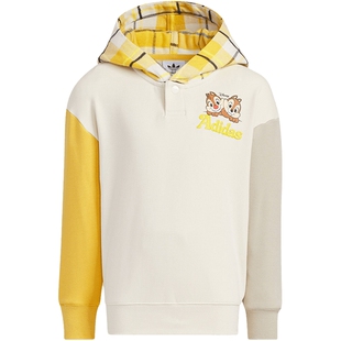 adidas阿迪达斯三叶草小童卫衣冬迪士尼联名款连帽衫 JC6807