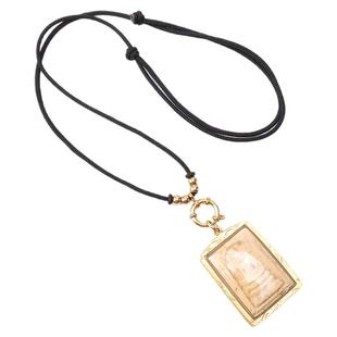 泰国佛牌链子手工编织钛钢弹力多用扣项链绳可挂翡翠玉石小唐卡挂