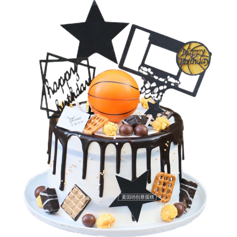 篮球主题男孩生日蛋糕南京配送