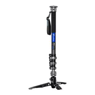 leofoto徕图MF-324C魔杖独脚架碳纤维专业摄像婚庆脚踏快拆装套装
