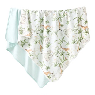 童泰婴儿包巾春秋季纯棉初生宝宝抱巾包单新生儿防惊跳裹巾盖毯