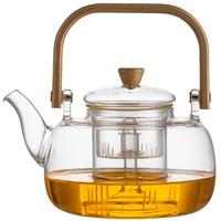 玻璃煮茶壶耐高温烧水壶大容量蒸汽煮茶器专用黑白茶全自动电陶炉