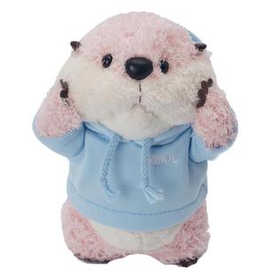 柏文熊毛绒玩具海獭公仔可爱小号趴款抱枕公仔儿童生日礼物摆件女