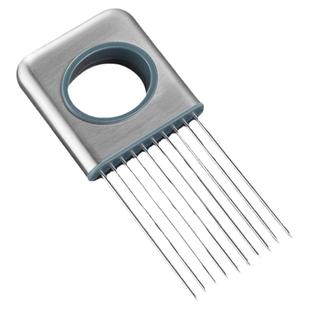 304不锈钢松肉针牛排细针锤扎猪皮孔神器戳肉针切菜固定护手器