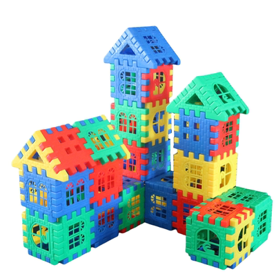大号加厚5斤称散装大颗粒城堡乐园拼插房子积木方块拼图儿童玩具