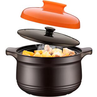 苏泊尔砂锅煲家用燃气双盖沙锅煲汤锅陶瓷煲养生煲仔饭干烧不裂锅