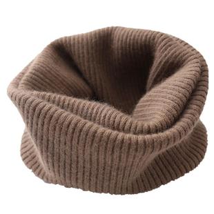 秋冬羊绒脖套男女通用保暖护颈椎套头围脖百搭防寒毛线针织假领子