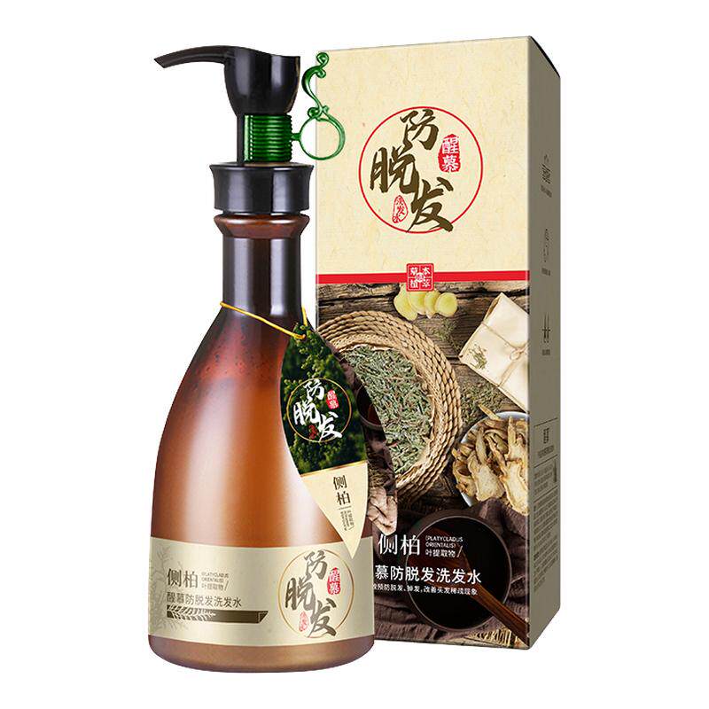 醒慕侧柏防脱洗发水强韧固发蓬松