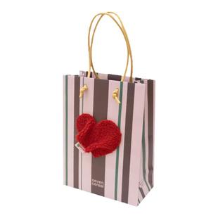 七谷|ins风精致礼品袋爱心手提包装仪式感礼盒袋高级感伴手礼袋