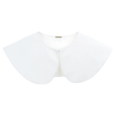 白色减龄高级可爱清新装饰衣领