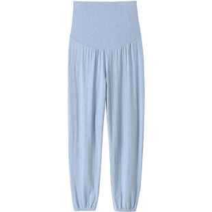 清仓孕妇睡裤不勒肚子春夏季莫代尔七分裤外穿孕期休闲裤家居裤子