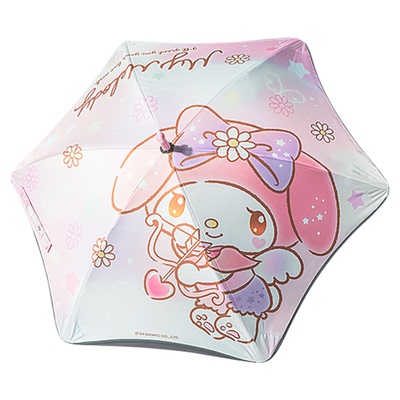 美乐蒂儿童雨伞圆角滚轮晴雨两用