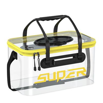 渔之源新款活鱼桶折叠热压多功能