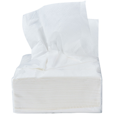 商吉230双层白色酒店简装餐巾纸