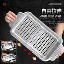 家用水槽伸缩沥水篮厨房洗碗置物架沥水可槽框伸缩果蔬304不锈钢