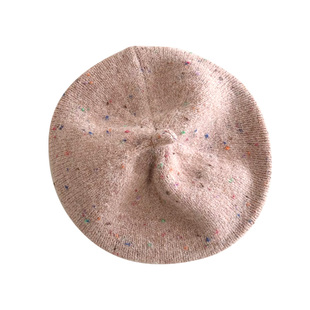 云谷花廊modomoma女童男童秋冬帽子贝雷帽宝宝毛线帽复古学院北欧